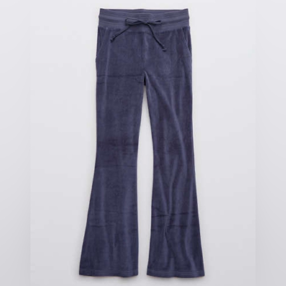 Aerie by American Eagle Flare Velour Jogger Track Pants